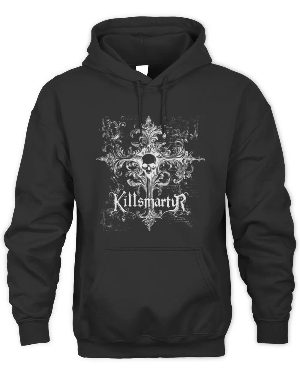 Official Killsmartyr Merch Killsmartyr Skull Cross Hoodie