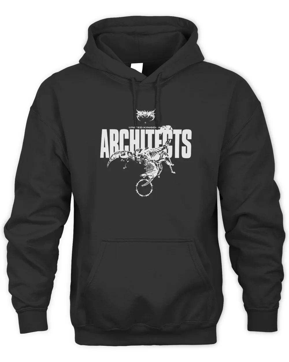Architects Merch Scorpion Eu 2024 Tour Hoodie