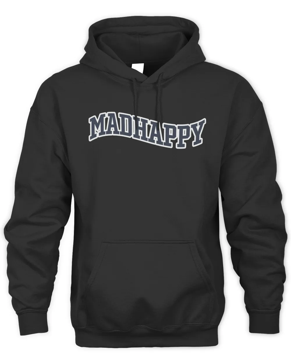 Madhappy Appliqu Wave Hoodie Navy
