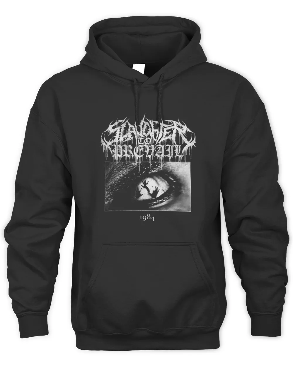 Slaughter To Prevail 1984 Black Shaka Longsleeve Hoodie