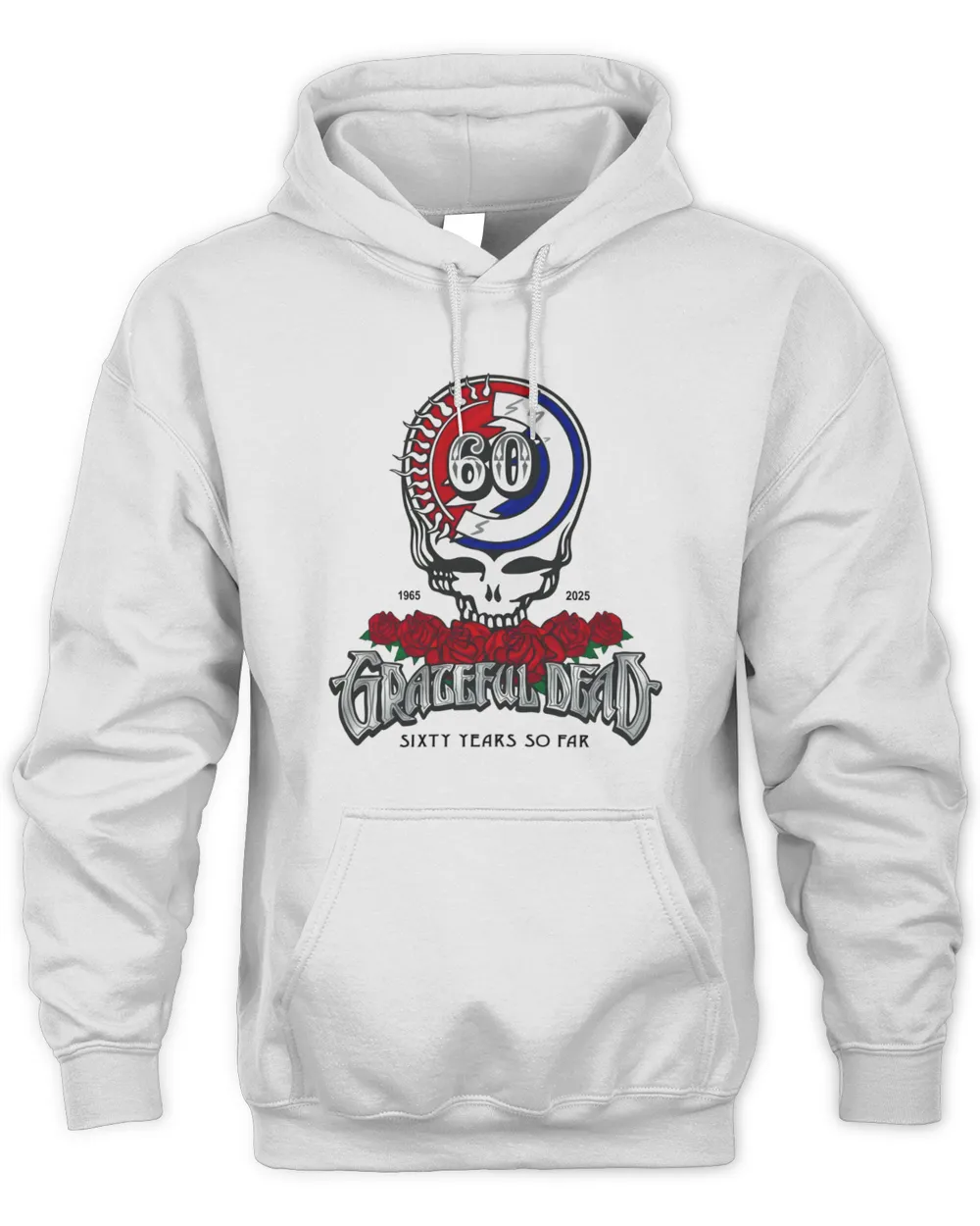 Official 60 Years So Far 1965-2025 Grateful Dead Hoodie