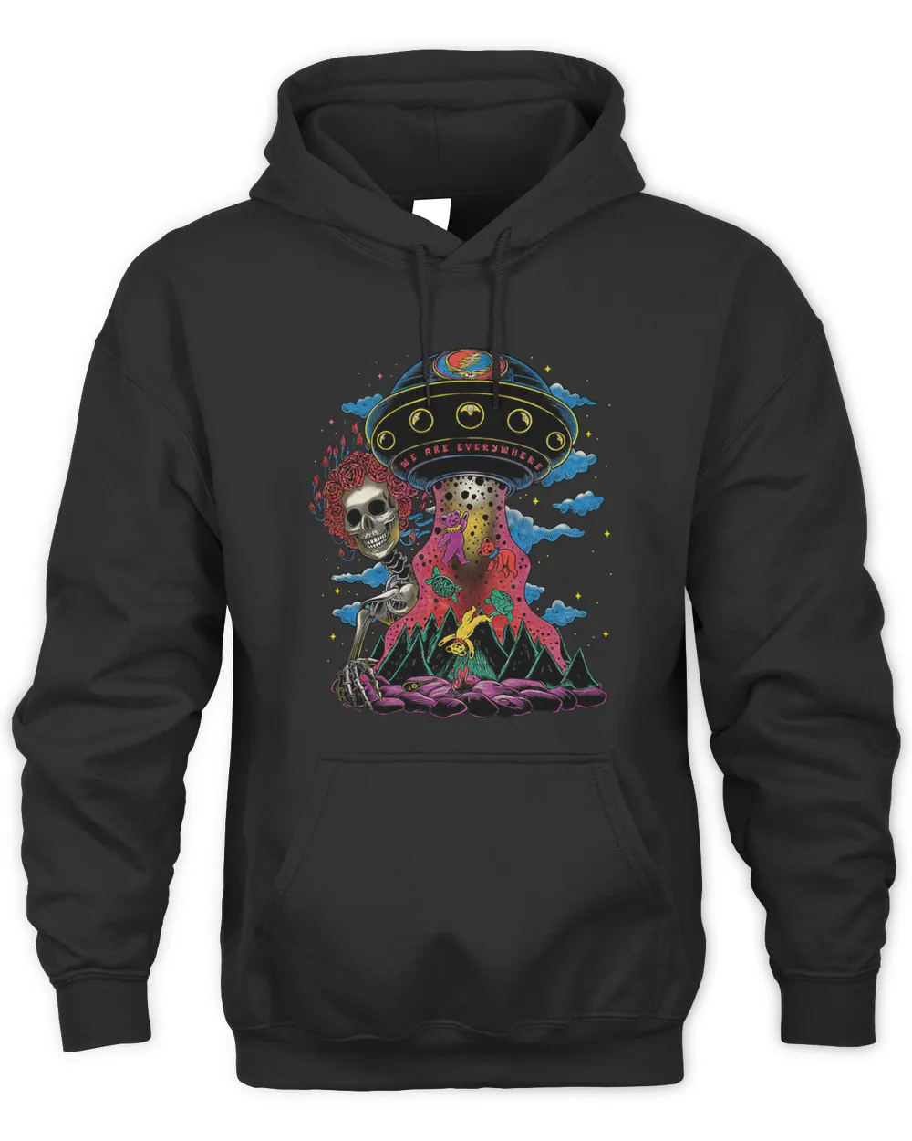 Grateful Dead Ufo Mineral Wash 2023 Hoodie