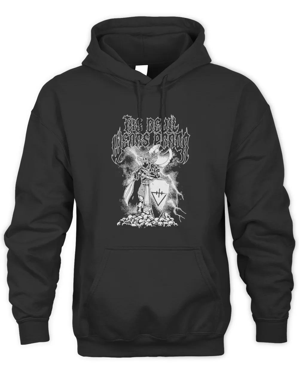 The Devil Wears Prada Black Knighhoodie