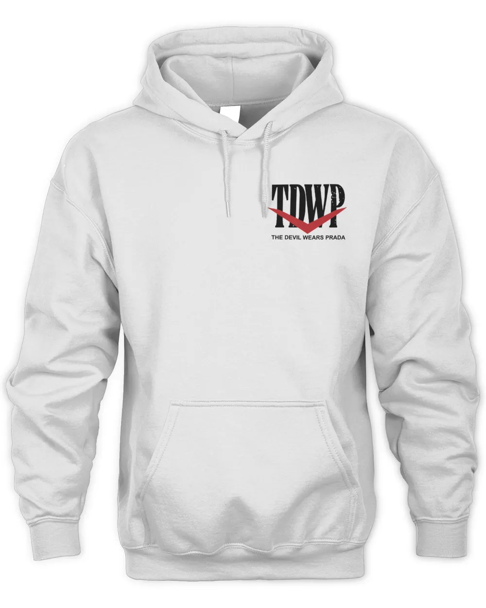 The Devil Wears Prada Merch Cowboy Hoodie White