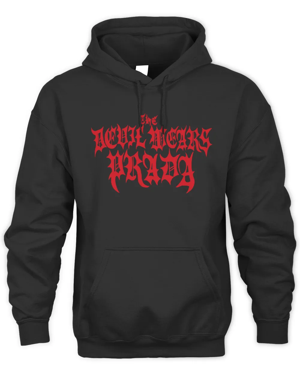 The Devil Wears Prada Merch Horned Skull Hoodie Black