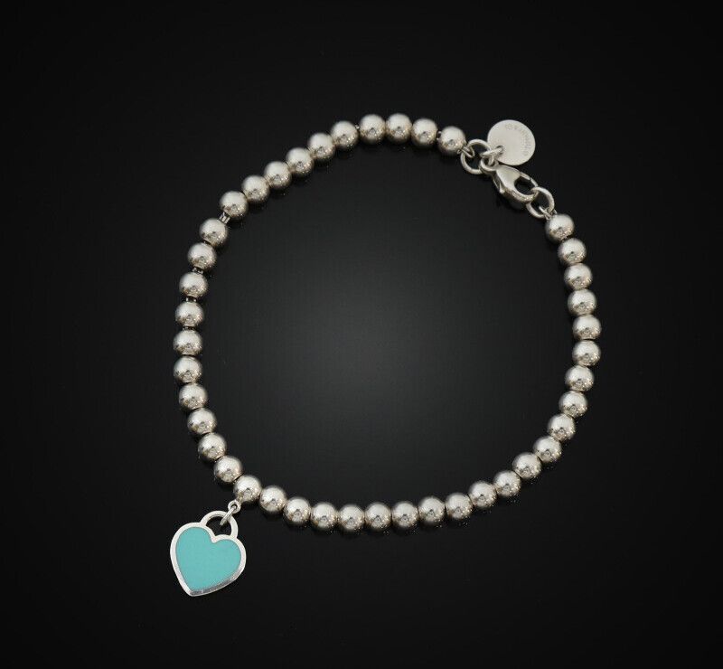 Tiffany & Co Return to Heart Silver Bracelet Mint L 7594006430 134696464