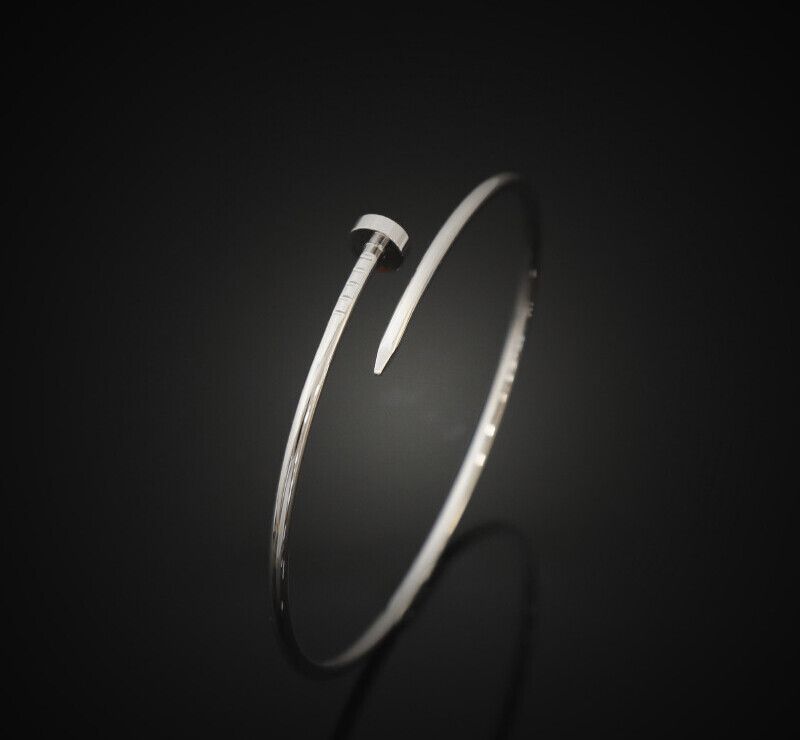 Cartier Juste un Clou 18K White Gold Bracelet Small B6083919 134696477