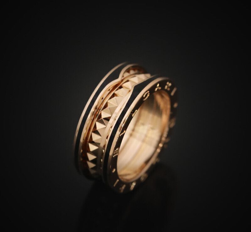 Bulgari B.zero1 Rock 2-Band 18K Rose Gold Ceramic 54 134696312