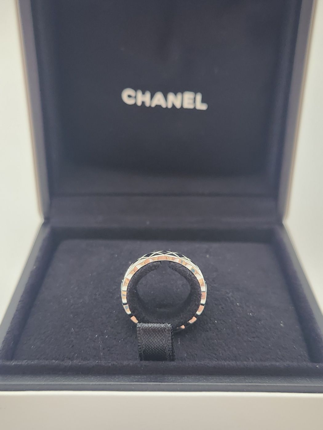 CHANEL Coco Crush Ring White Gold J1179350 134642543
