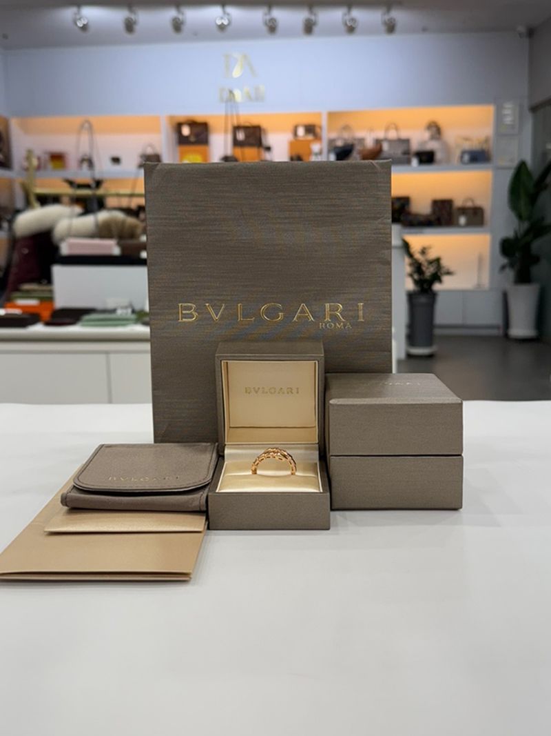 Bulgari Serpenti Viper Ring Large Pink Gold 358634 134565414