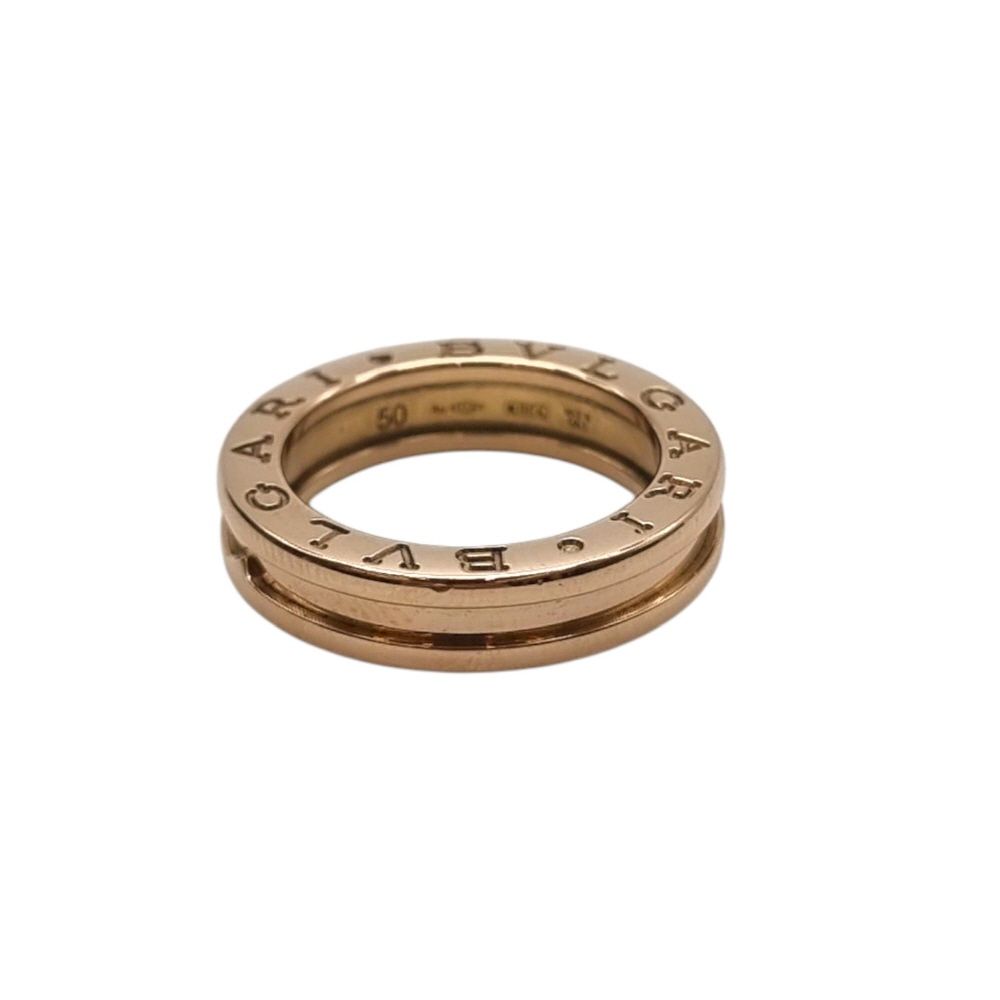 Bulgari Bzero1 1 Band Ring Rose Gold 50 134552545