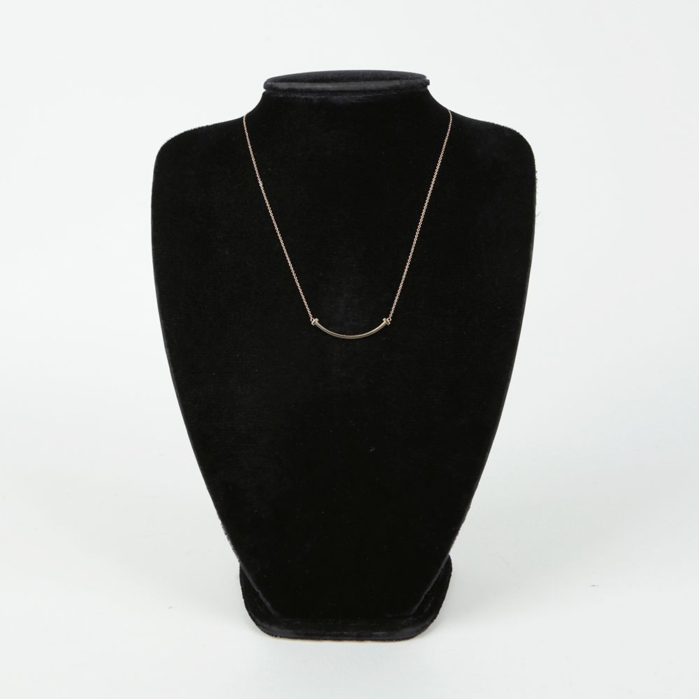 Tiffany & Co T Smile Small Pendant Necklace 133655938