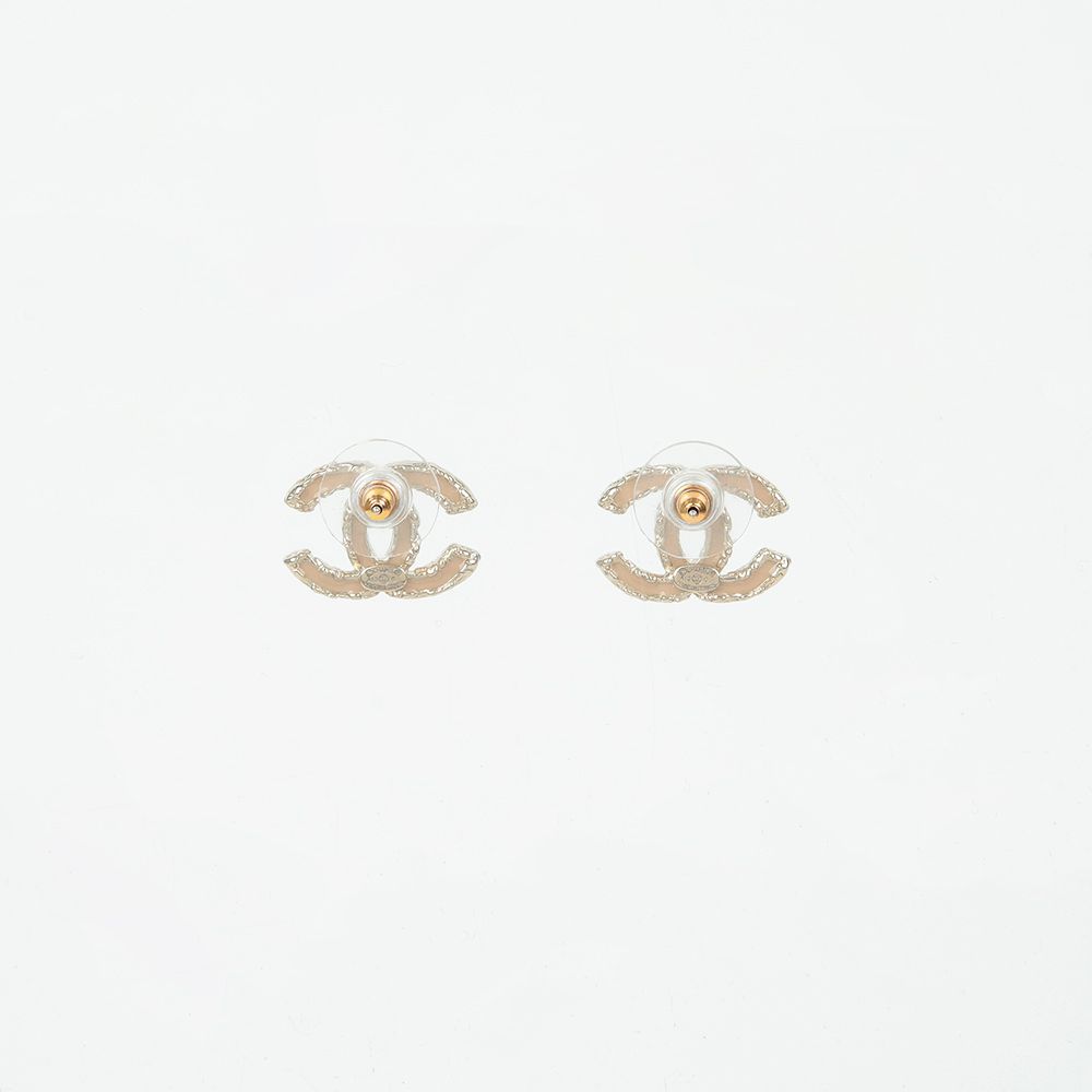 CHANEL CC Logo Crystal Earrings 133068147