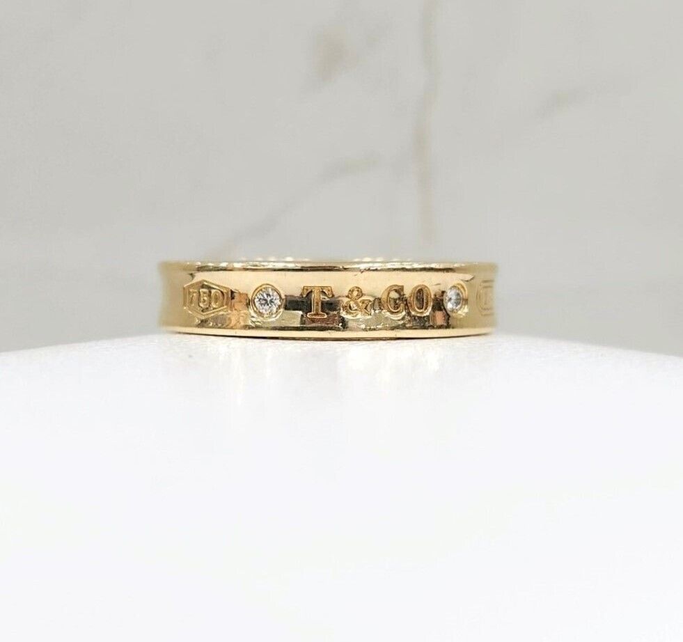 Tiffany & Co Diamond Band 3P Ring Size 9 SKU 133673004