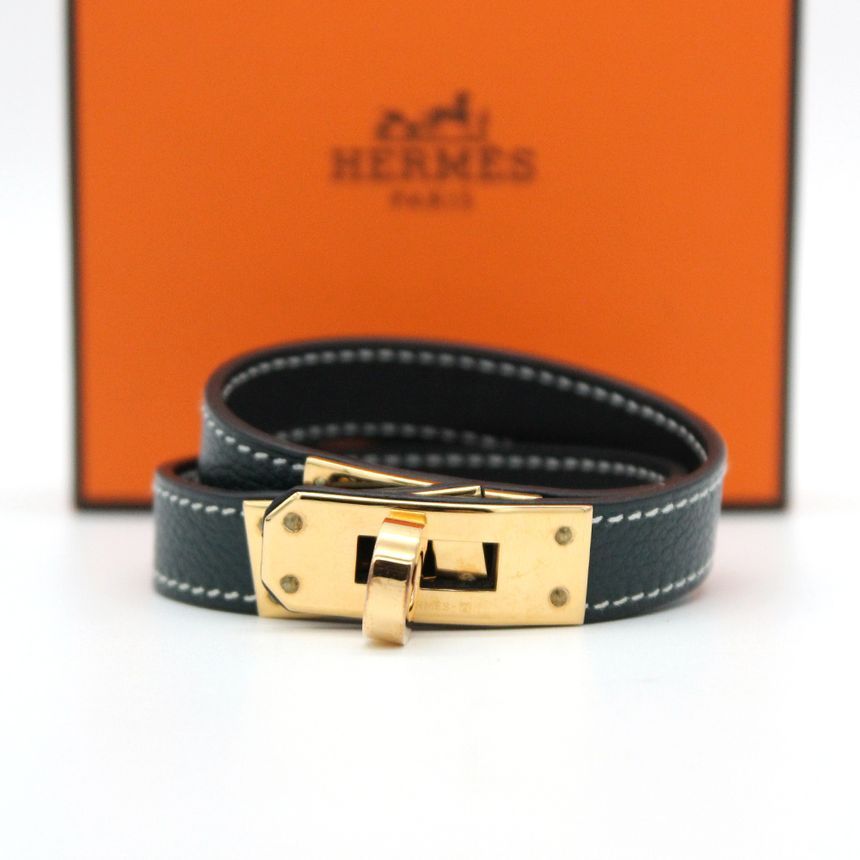 Hermes Mini Kelly Double Tour Bracelet T2 C stamp H081182 133656887