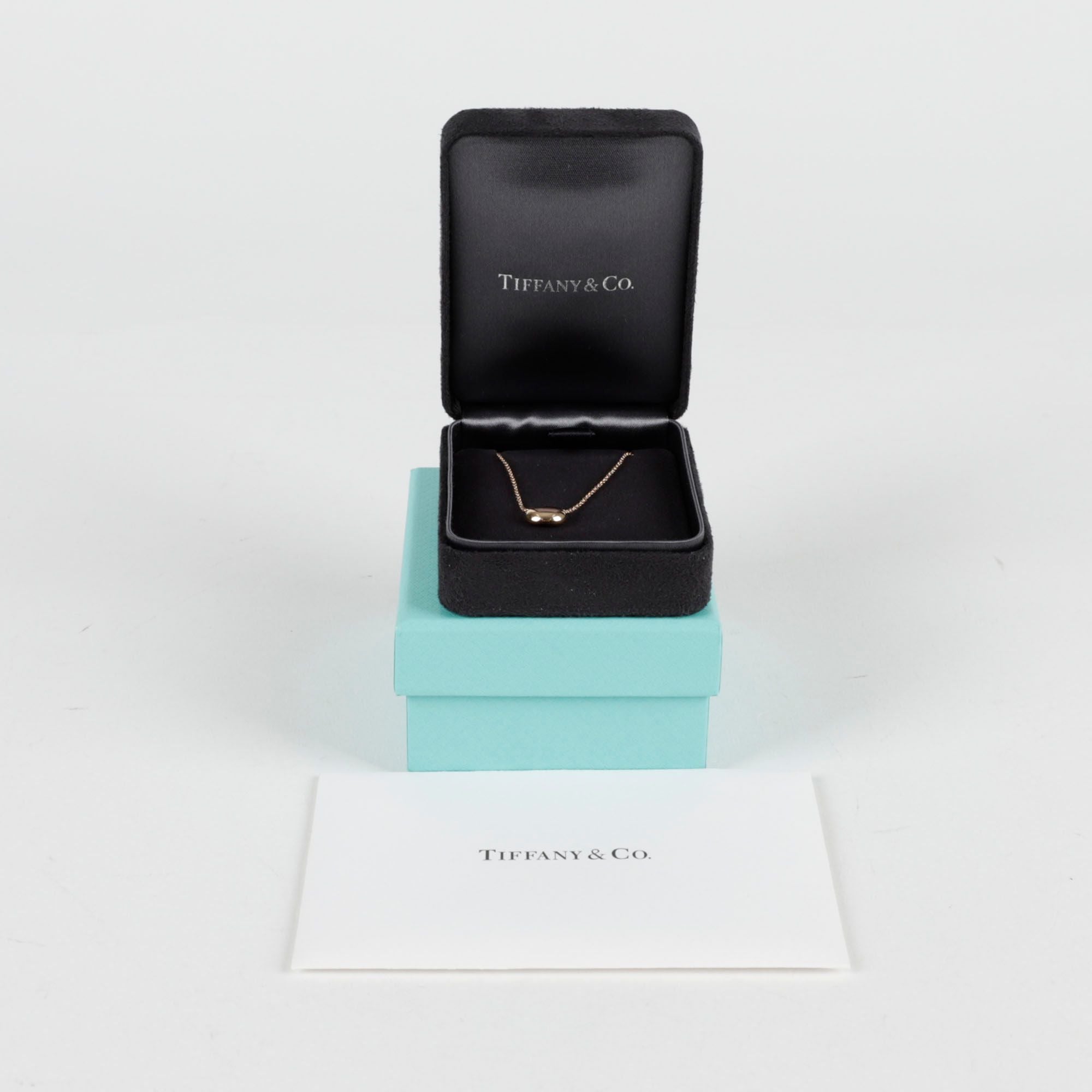 Tiffany & Co Elsa Peretti Bean Pendant Necklace 27402968 133313281