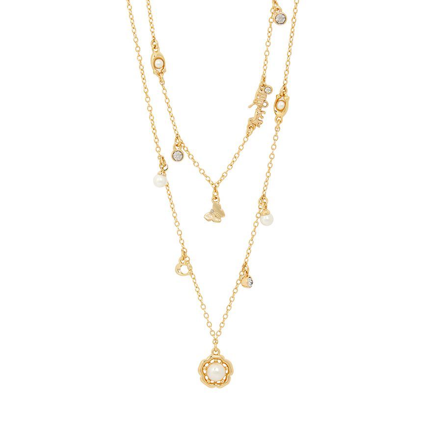 Coach Layered Women's Necklace GLD 107 517797 133468205