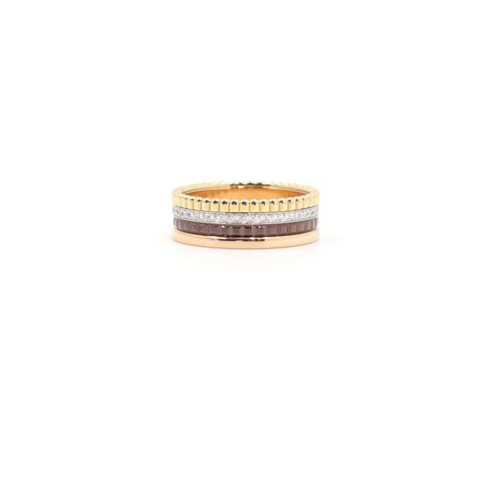Boucheron 18K Diamond Quatro Classic Small Ring Size 14 JRG00627 133149118