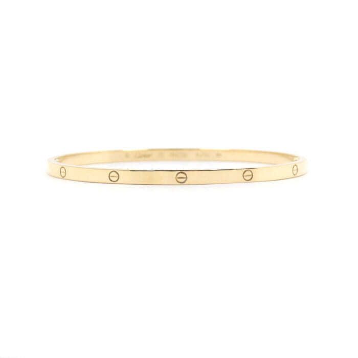 Cartier 18K Yellow Gold LOVE Bracelet Small 20 118721354