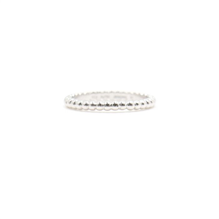 Van Cleef & Arpels Perlee Small Bead Ring 18K White Gold 11 123101167