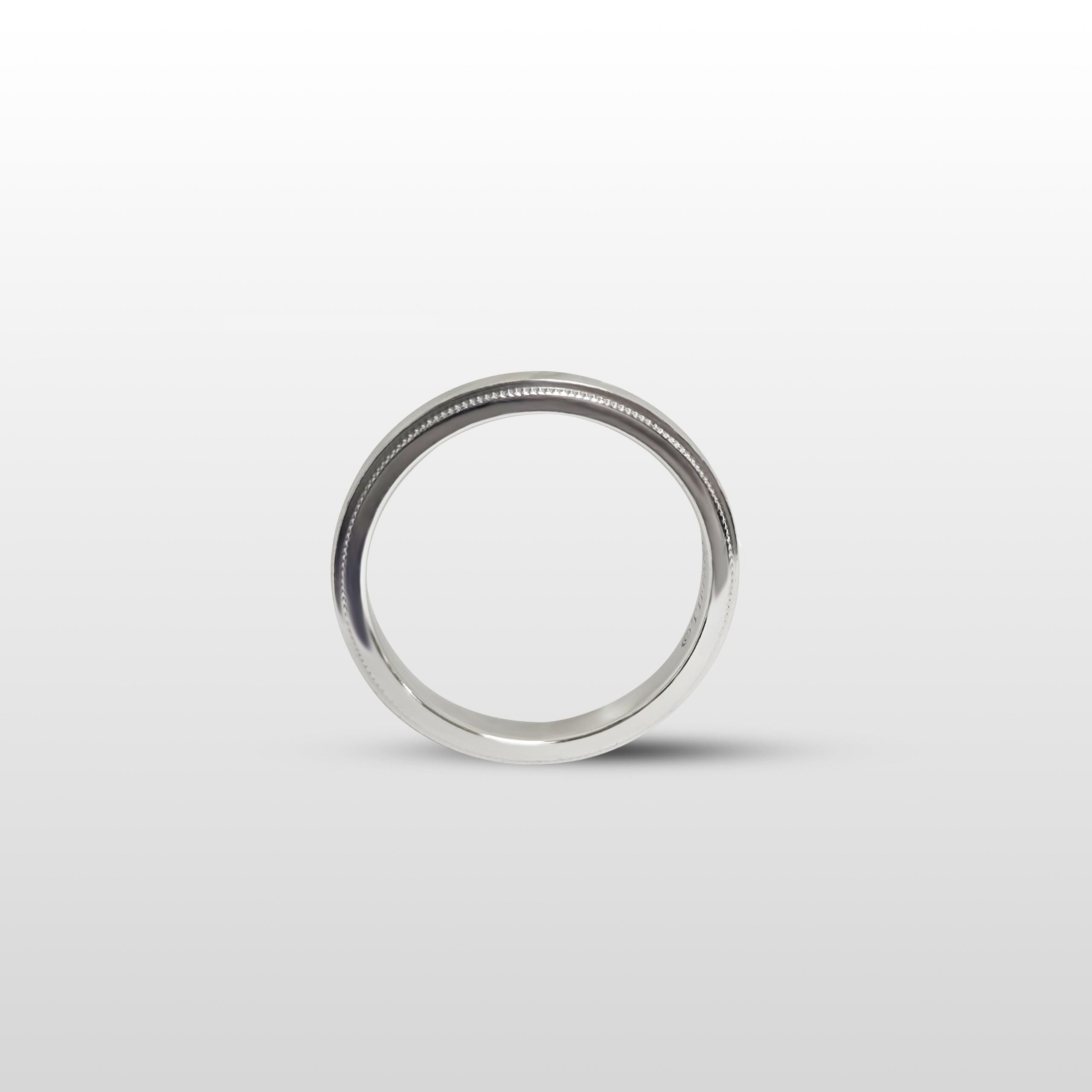 Tiffany & Co Tiffany Milgrain Together Platinum Ring 15 132714260