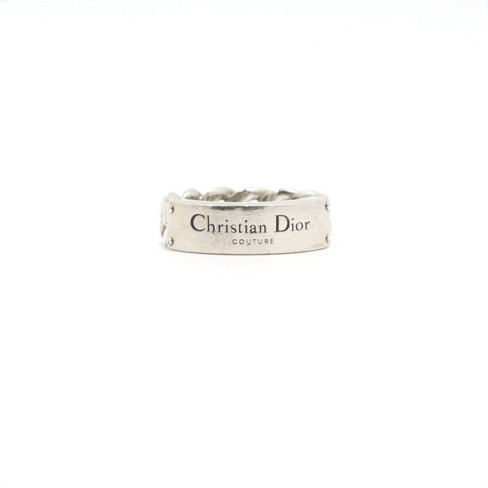 Dior Couture Silver Chain Link Ring R1307HOMMT 132537217