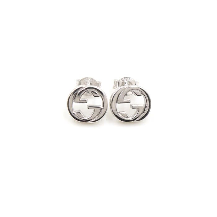 Gucci Interlocking G Stud Earrings 48371 128932555