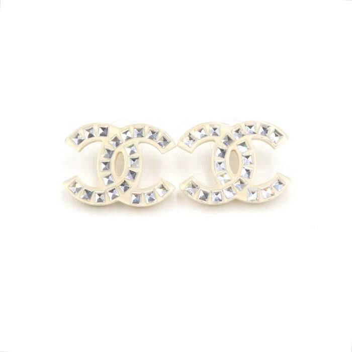 CHANEL Crystal CC Logo Earrings 23 Season AA48914 128849256