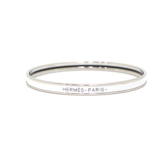 Hermes Women's Bracelet H240001F Blanc Epsom Unibangle aa47306 123385069