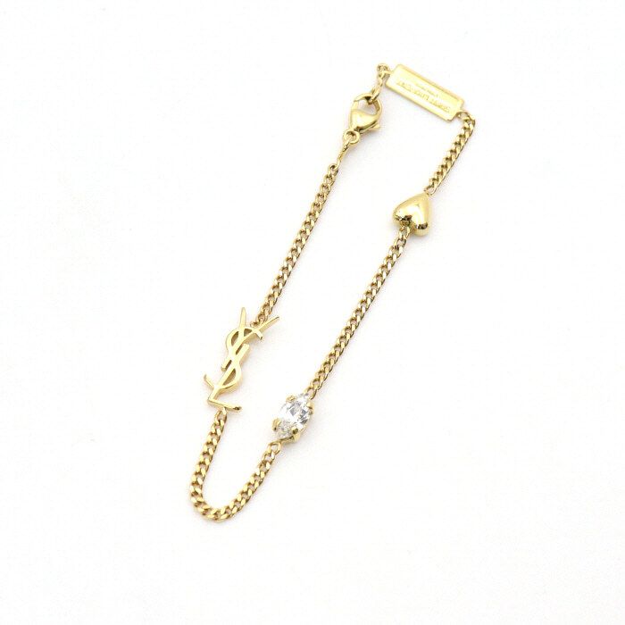 Saint Laurent Audium Heart Charm Bracelet aa47969 125357385