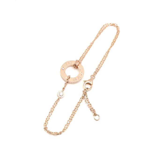 Cartier Diamond Love Bracelet Chain 2P AA49823 131682772