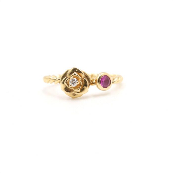Piaget 1P Diamond Rose Ring Size 10 aa47149 123150719