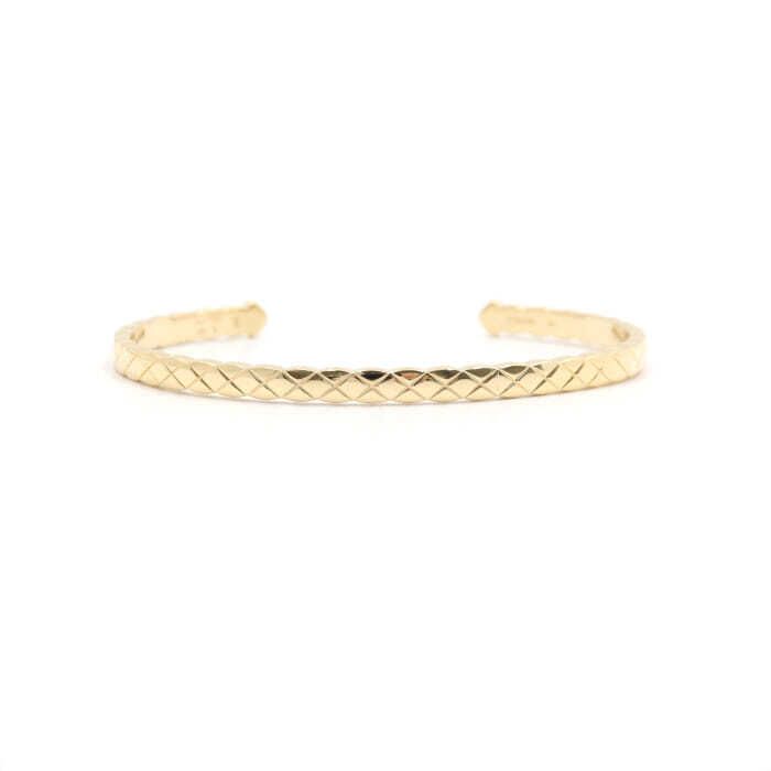 CHANEL Coco Crush 18K Yellow Gold Bracelet J11663 123101275