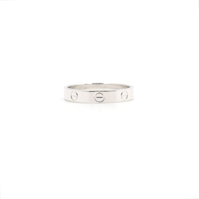 Cartier 18K White Gold Wedding Band Love Ring 18 121318625