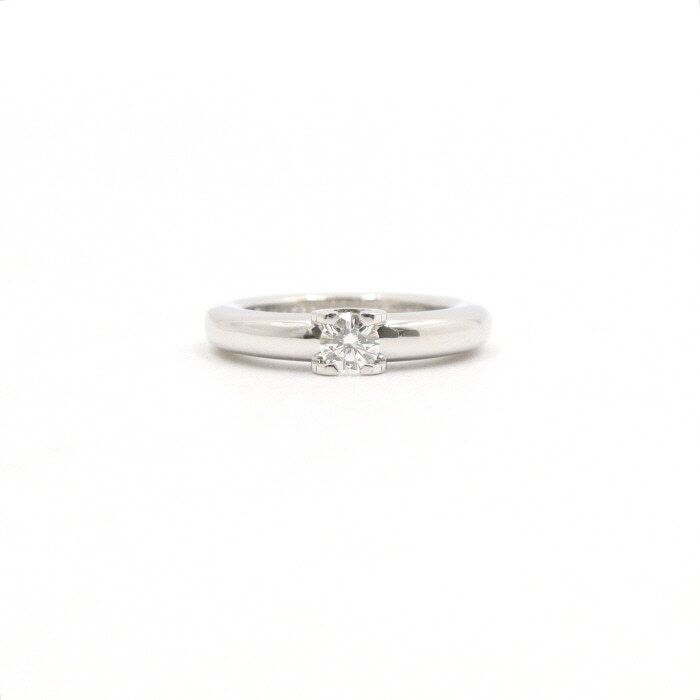 Cartier 18K White Gold Solitaire Louis C Engagement Ring Size 11 aa45893 120604574