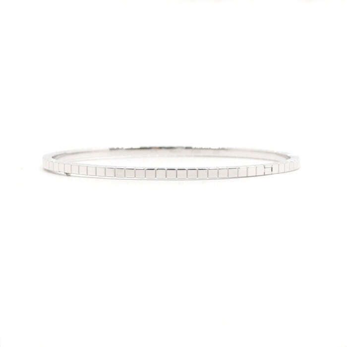 Chopard 18K White Gold Ice Cube Bangle Bracelet 857702 121129712
