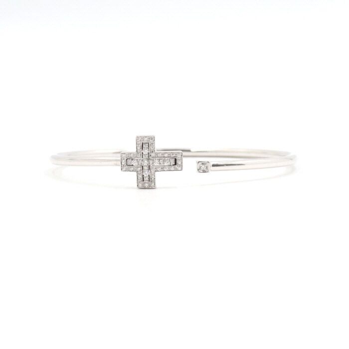 Damiani 18K White Gold 0.18 Carat Diamond Belle Epoque Bracelet 20083316 118721356