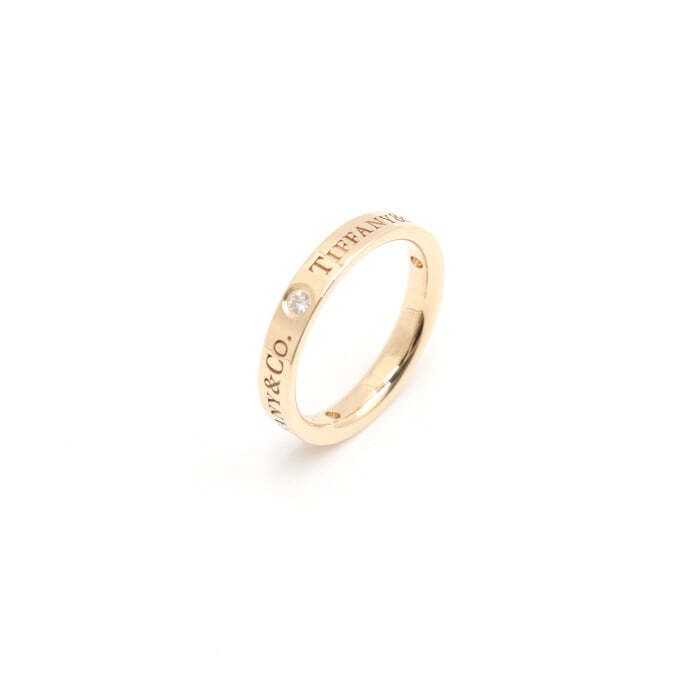 Tiffany & Co Tiffany 0.07 Carat 3P Diamond TCO 3mm Band Ring 8 117085494