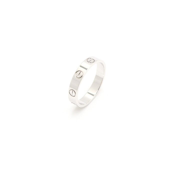 Cartier Love Ring 18K White Gold Wedding Band 12 111312366