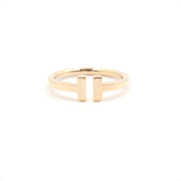 Tiffany & Co T Wire Ring 8 aa43609 114370444