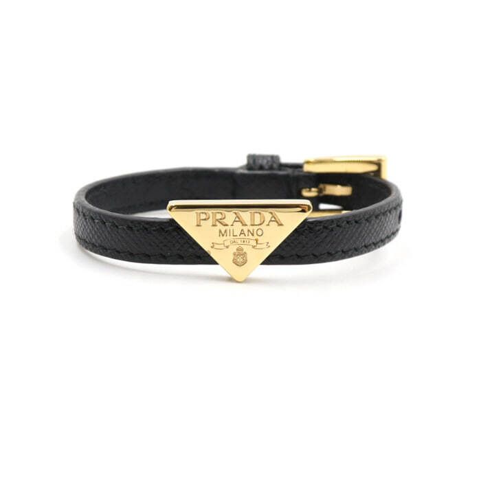 Prada Saffiano Leather Bracelet Unisex AA43509 1IB341 112624517