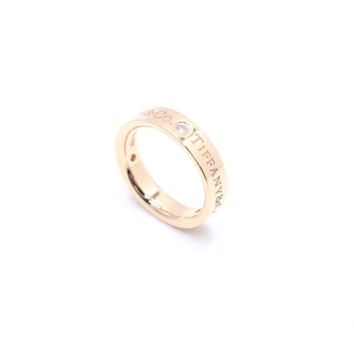 Tiffany & Co 3P Diamond TCO 4mm Band Ring 5 74790750