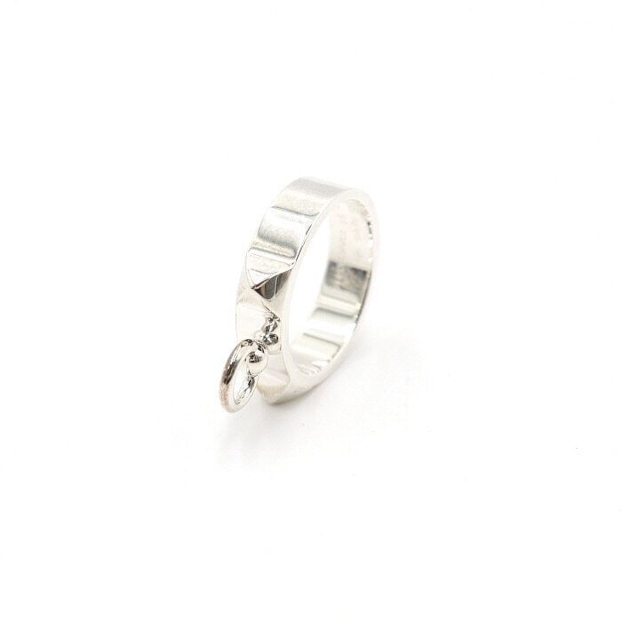Hermes Medor Collier de Chien Silver Ring 11 87248471