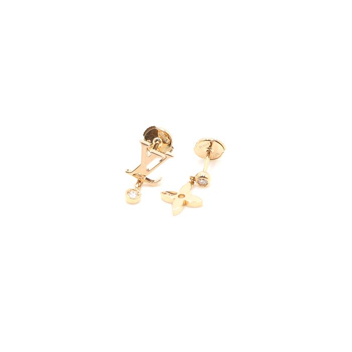 Louis Vuitton Idylle Blossom 004CT 1P Diamond Earrings 40307 91041151
