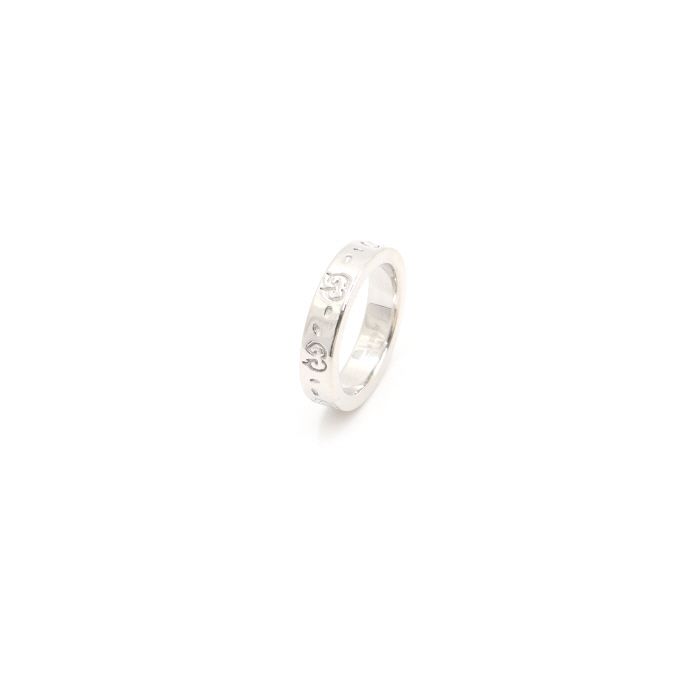 Gucci Ghost Silver Ring 6mm 477339 91623603