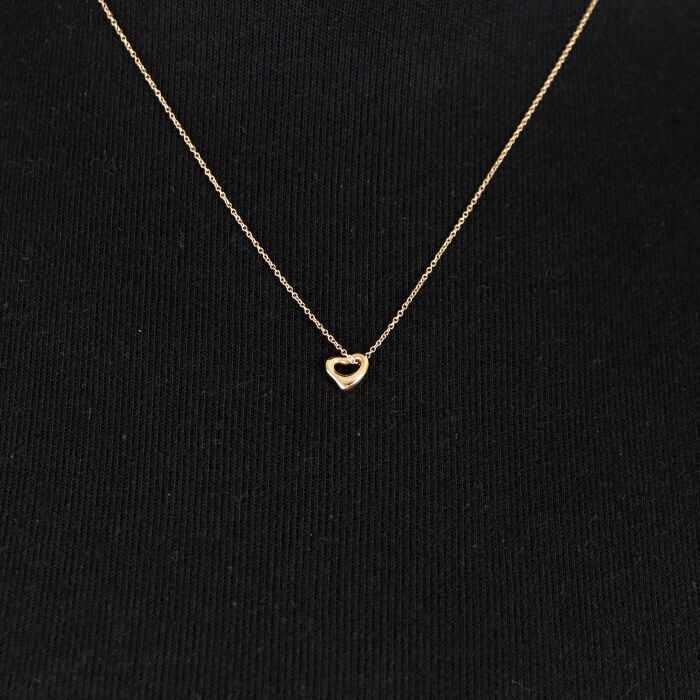 Tiffany & Co Open Heart 7mm Necklace AA40325 91041201
