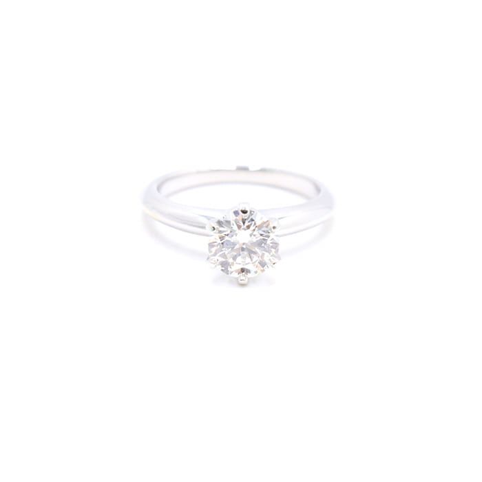 Tiffany & Co Platinum 1.11 Carat Diamond Wedding Ring Size 11 - SKU aa37997 76417047