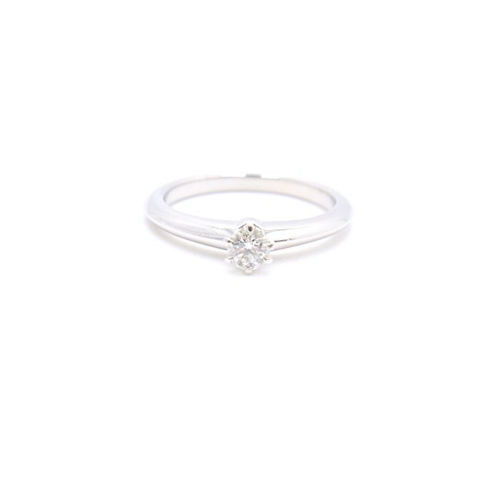 Tiffany & Co PT950 Platinum 0.21 Carat F VS1 Diamond Wedding Ring 11 76551288