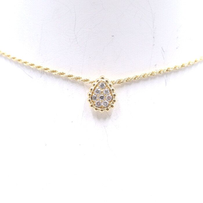 Boucheron 18K Yellow Gold 8P Diamond Motif XS Serpent Boheme Pendant Necklace 37944 76551333