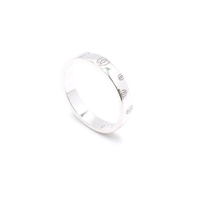 Cartier 18K White Gold Happy Birthday Ring 22 72220846